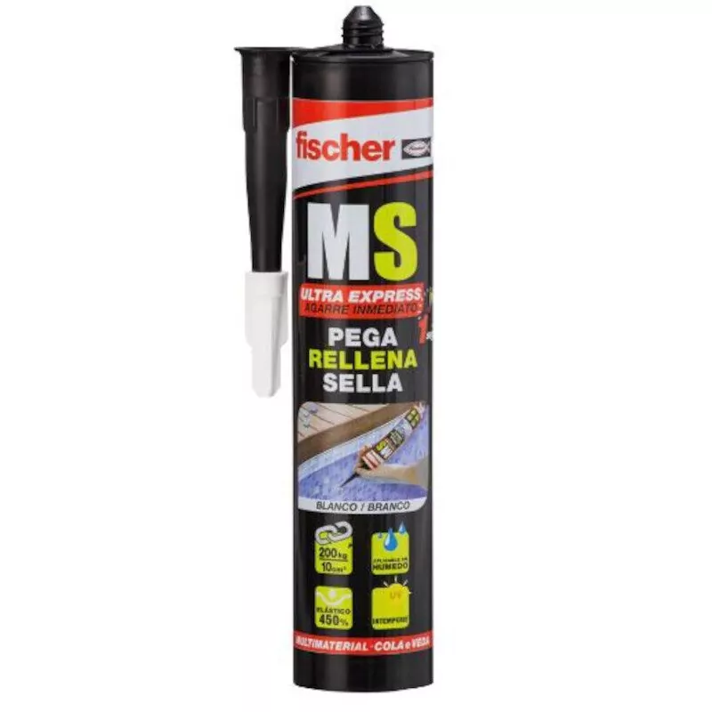 508455-1 FISCHER COLA E VEDA ULTRA EXPRESS BRANCO - Image 1
