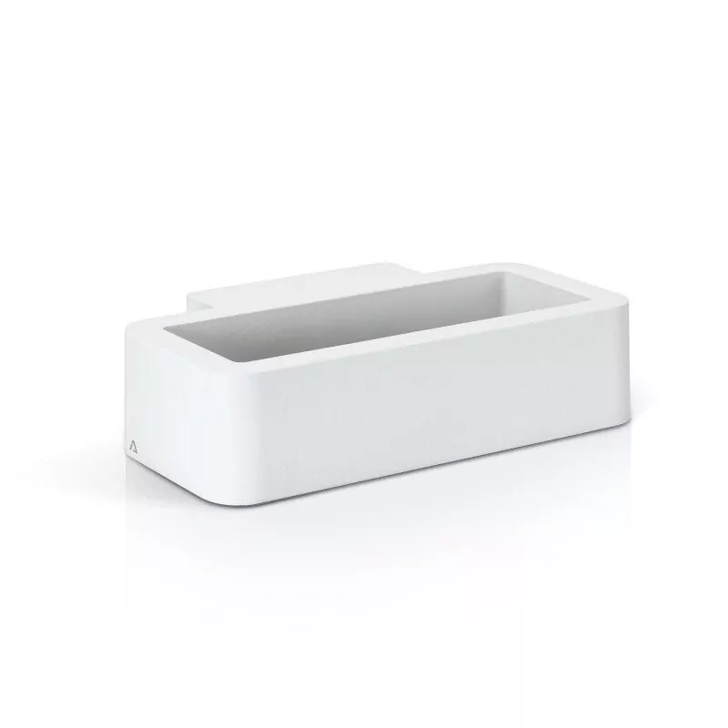 ASBASKETW_F-11111 APLIQUE PAREDE COB 6W 4000K IP65 BRANCO ASBASKETW - Image 1
