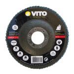 DISCO REBARBAR LAMELADO INOX ZIRCÓNIO 115 G60
