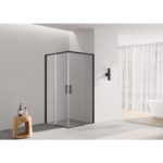 DIDORIANO RESGUARDO DUCHE FONTANA 80X80 VTR PRETO