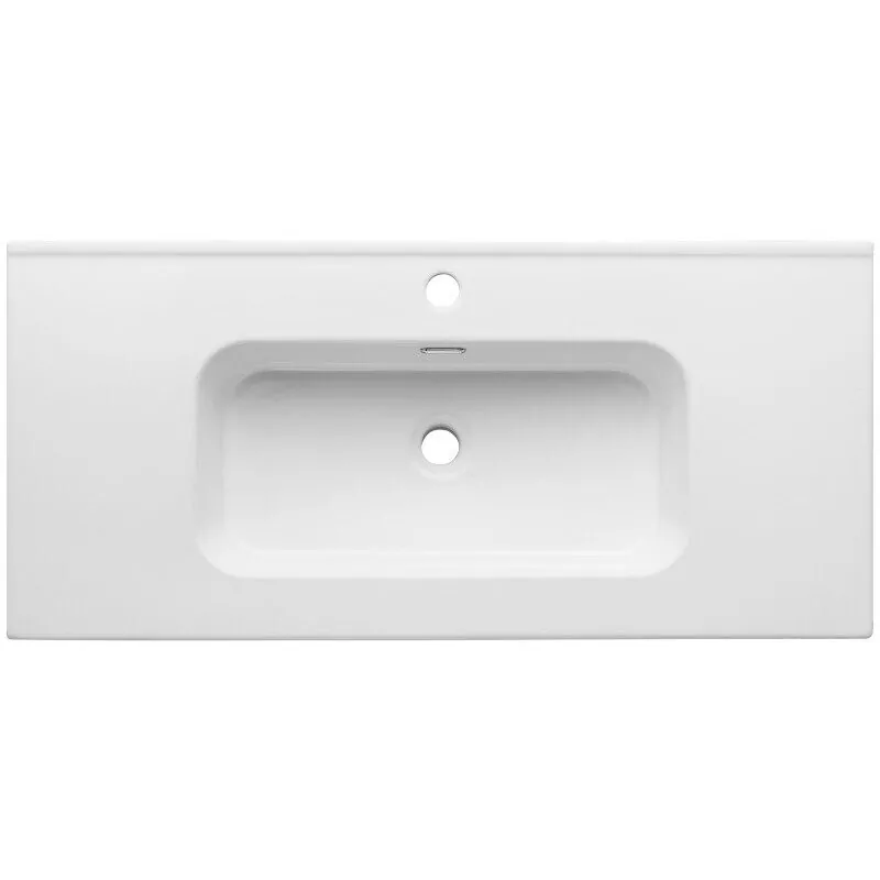 LDD01B100-BRANCO-BRILHO MATEK FREYA LAVATÓRIO CERAMICO 100 BRANCO - Image 1