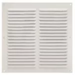 VENTILADOR ALUMÍNIO BRANCO 20X20 COM REDE