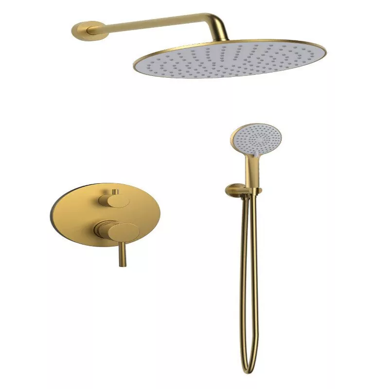 RTA1386651KGLDM-Kit-de-duche-Monocomando-Arcana-Dourado-Escovado DIDORIANO ARCANA KIT DUCHE MONOCOMANDO DOURADO ESCOVADO - Image 1
