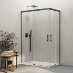 DIDORIANO ESTASI CABINE DUCHE 75-80/75-80 2F+2P VTR TITANIO