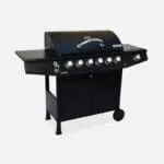 TREVILLE 7 CHURRASQUEIRA GÁS 7 QUEIMADORES C/1 FOGO LATERAL BBQD68MBK