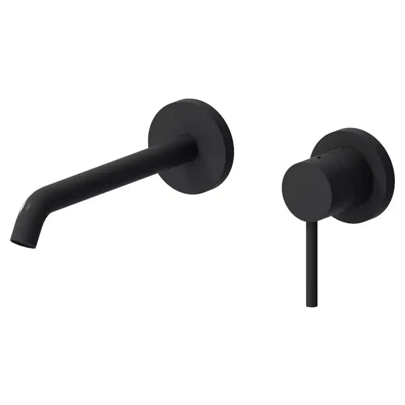 SOFT MONOCOMANDO LAVATÓRIO Á PAREDE PRETO MATE GTN 2137/21N0
