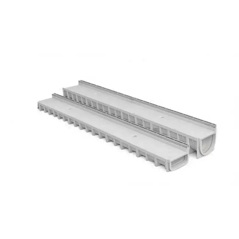 COMINOX_c8de3e5b-514a-4fd3-a62a-16983548b4f6-111111 4 YOU CANAL H3 12X5,45 CINZA+GRELHA OCULTA 2.5CM MAO591336 - Image 1