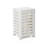 CESTO DE ROUPA LOMBOK BRANCO