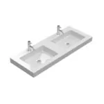 NAVI LAVATÓRIO 160 (DUPLO) BRANCO BRILHO